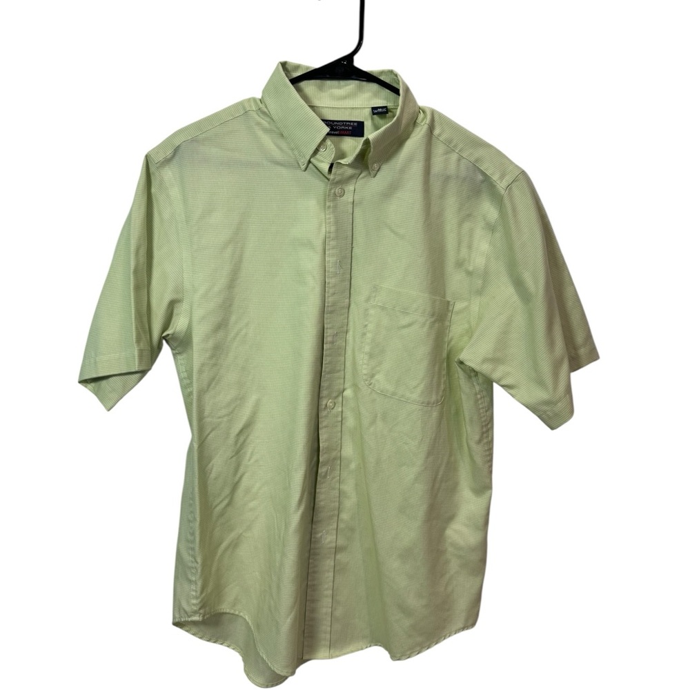 Roundtree & Yorke Light Green Casual Shirt